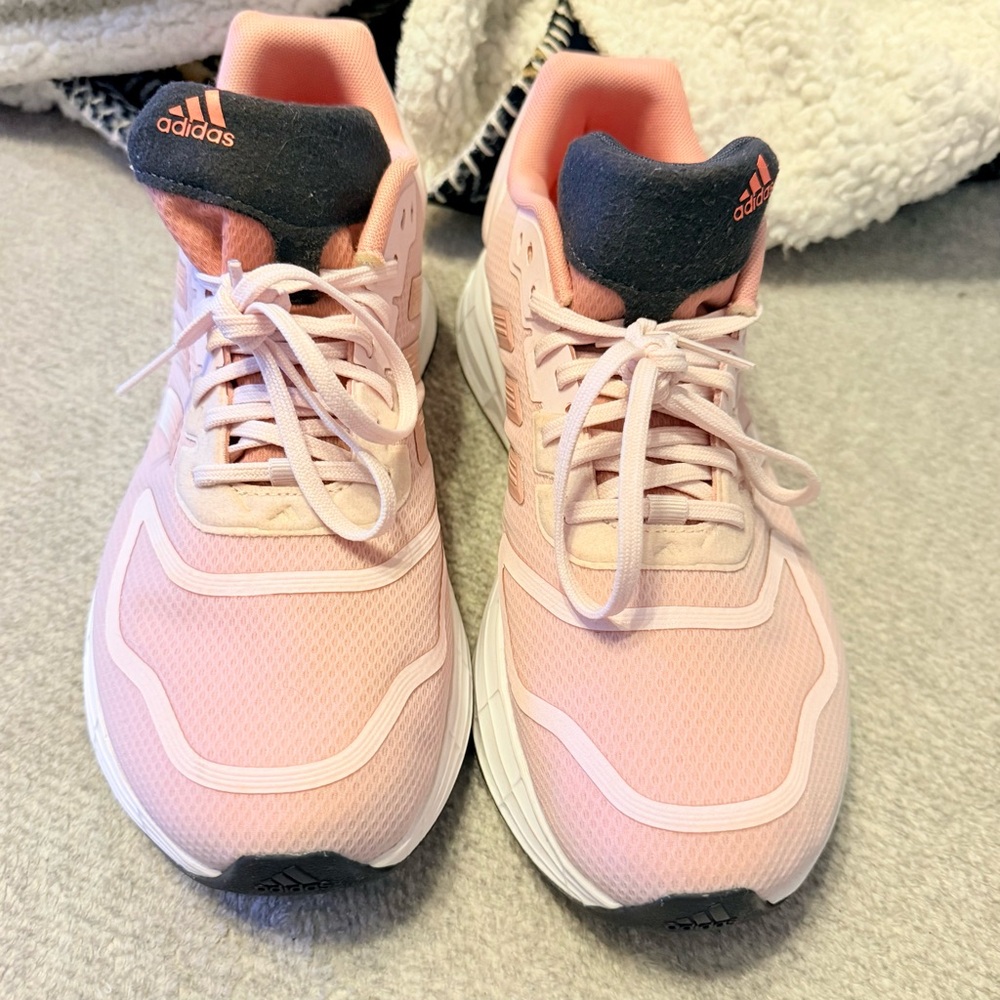 Adidas Duramo SL2.0 Women's Light Pink Athletic Running Shoes - Picture 2 of 12